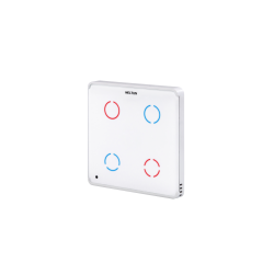 HE-TPS04-SK Touch Panel Switch, Z-Wave Plus v2 700-serien, 4 knapper, 2x indgange, 4x 5A udgange